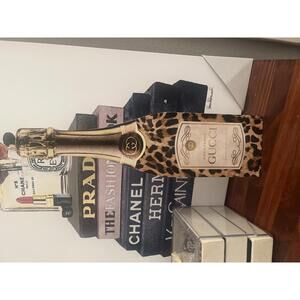 Gucci Leopard Print Decorative Champagne Bottle